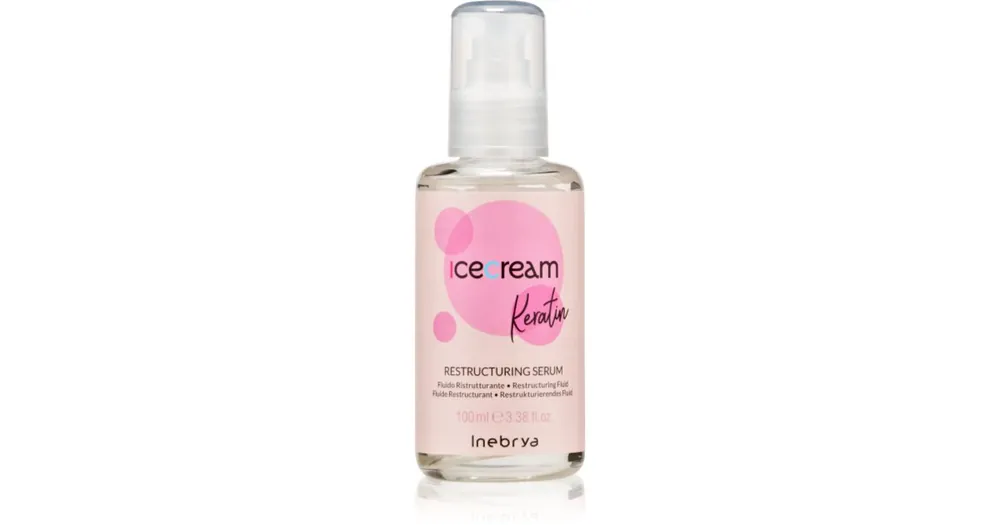 InebryaKeratin Restructuring Serum regeneráló szérum hajra Árcsökkenés