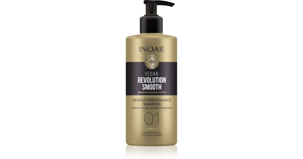 INOARVegan Revolution Smooth kisimító sampon hajra száraz és rakoncátlan hajra Akció
