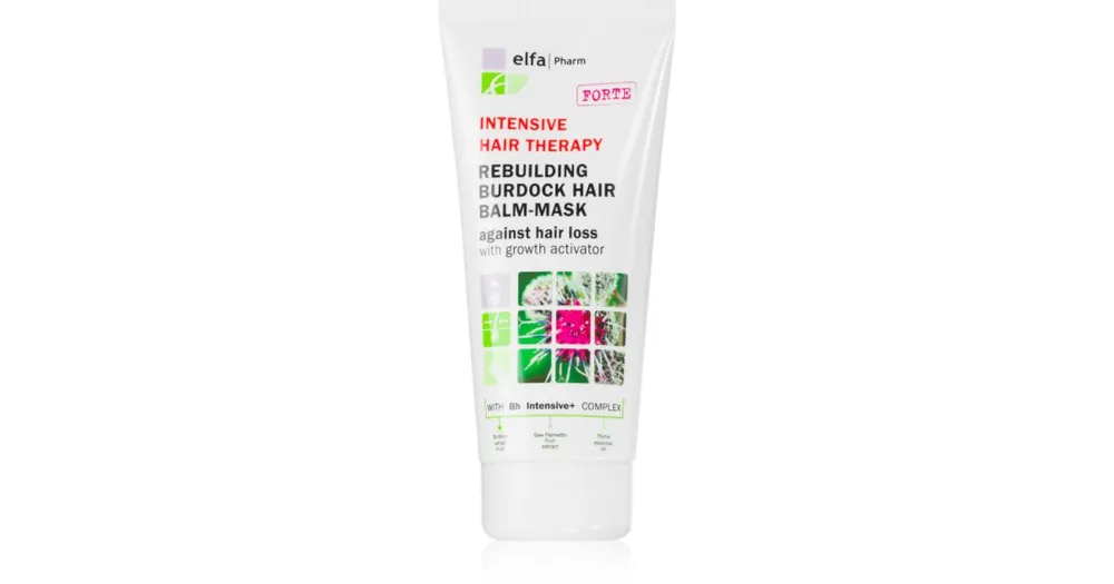 Exkluzív ajánlat Elfa Pharm Intensive CosmeticIntensive Hair Therapy Rebuilding Burdock Hair Balm-Mask hajhullás elleni, növekedés serkentő balzsam