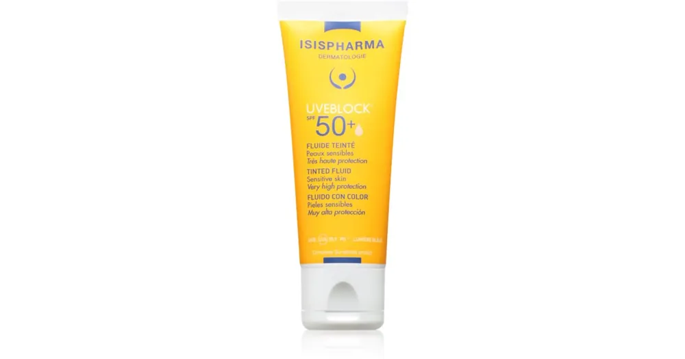 Gyors kiszállítás ISISPHARMAUveblock SPF 50+ Fluid színezett fluid SPF 50+
