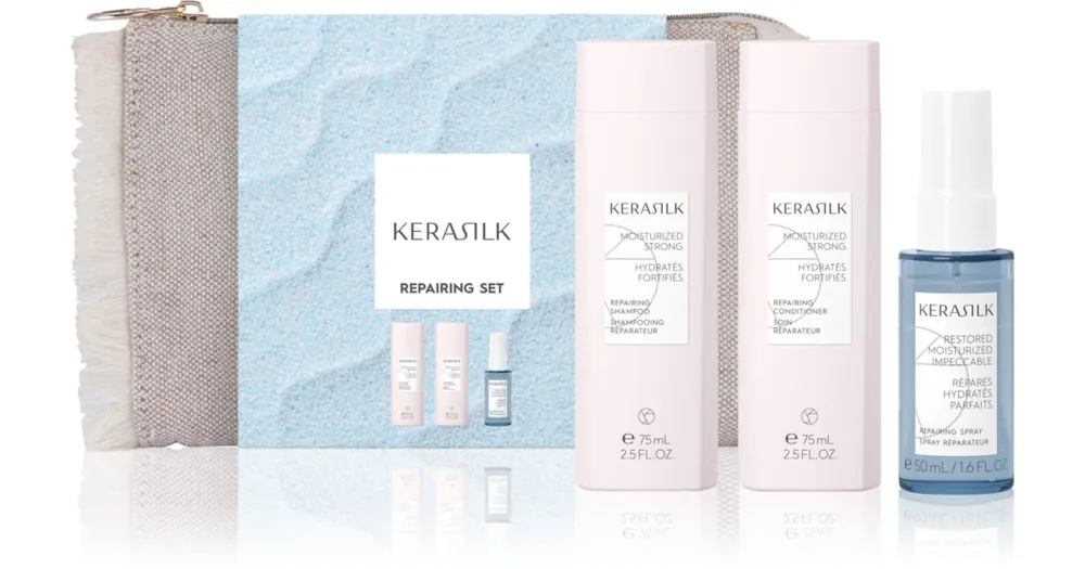 KERASILKEssentials Repairing Set utazási készlet száraz és sérült hajra Vásárlói kedvenc