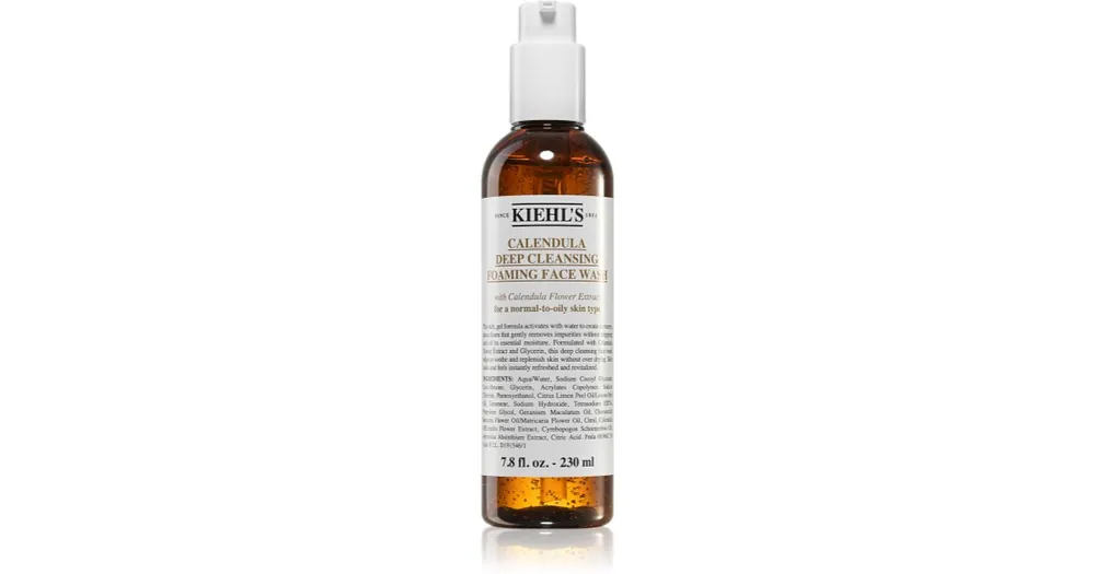 Kedvezményes ár Kiehl‘sCalendula Deep Cleansing Foaming Face Wash arcgél mélytisztításhoz
