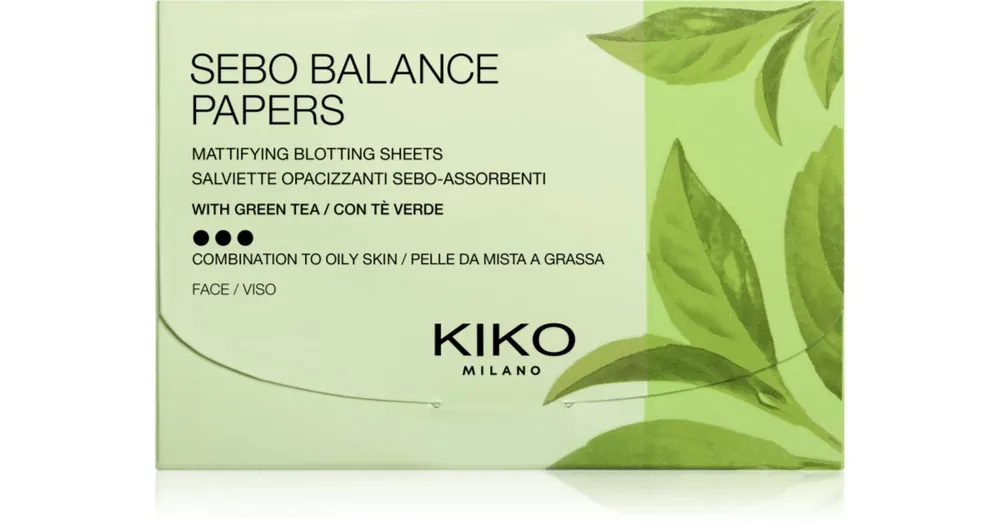 Olcsóbb KIKO MilanoSebo Balance mattító kendő