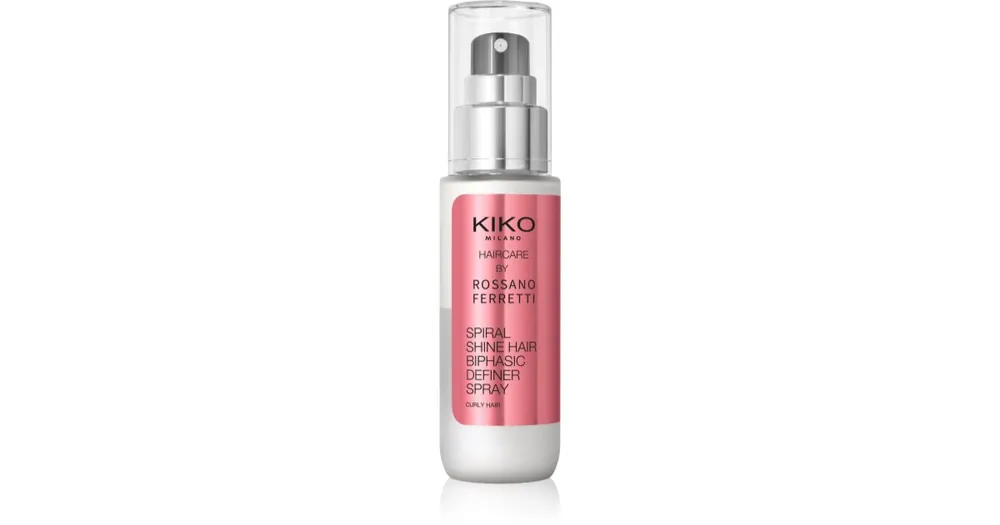 Expressz kézbesítés KIKO MilanoSpiral Shine Hair Biphasic Definer Spray öblítést nem igénylő spray kondicionáló göndör hajra
