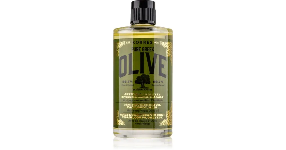Gyors kiszállítás KorresPure Greek Olive tápláló olaj arcra, testre és hajra