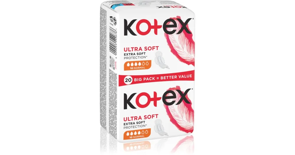 KotexUltra Soft Normal egészségügyi betétek Korlátozott ajánlat