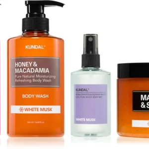 Exkluzív ajánlat KUNDALHoney & Macadamia White Musk szett testre