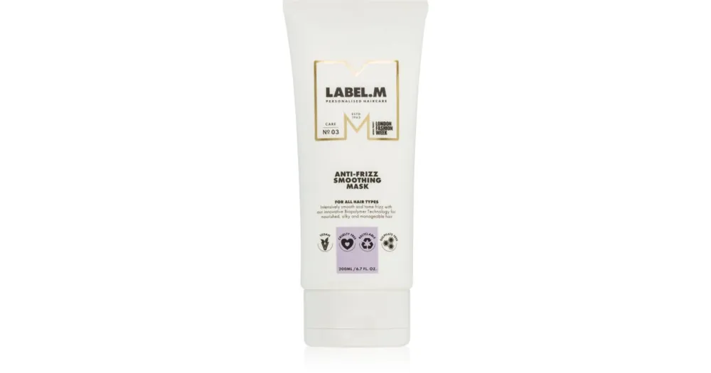 Gyors kiszállítás label.mAnti-Frizz Smooting Mask haj maszk töredezés ellen