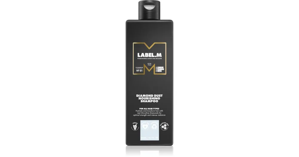 label.mDiamond Dust tisztító sampon minden hajtípusra Prémium
