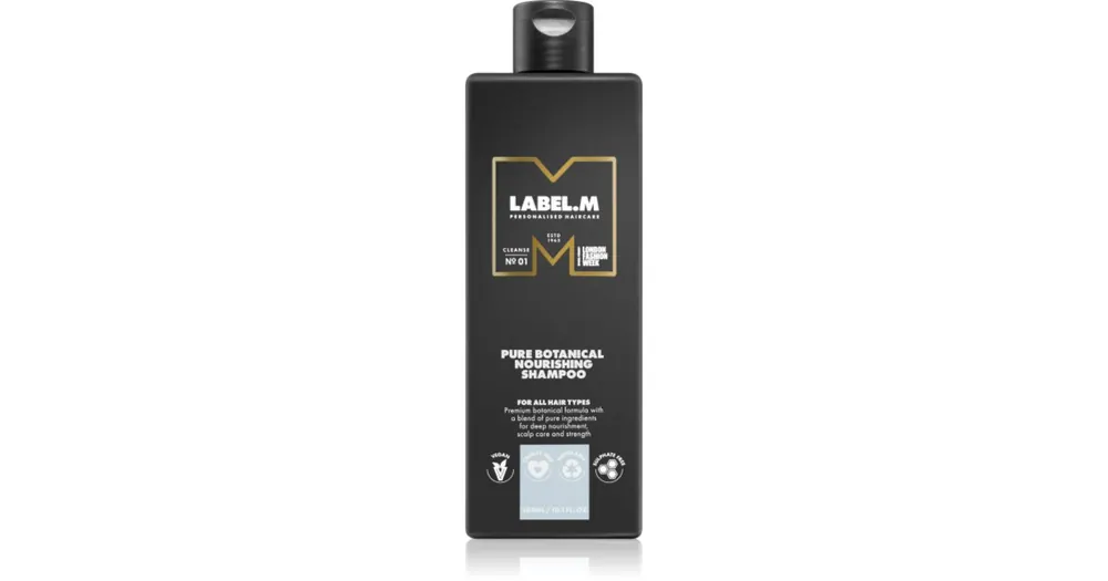 Szuper ajánlat label.mPure Botanical Intenzíven hidratáló sampon minden hajtípusra
