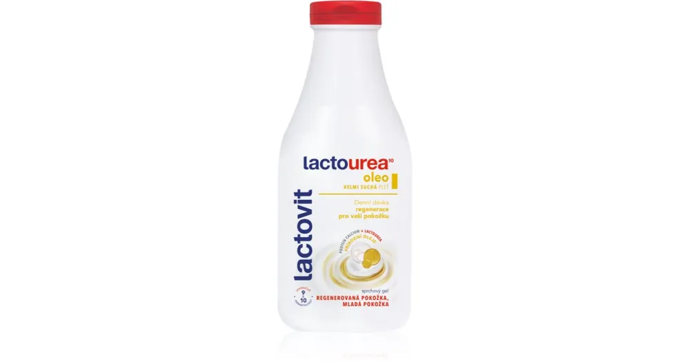 LactovitLactoUrea Oleo regeneráló tusfürdő gél a nagyon száraz bőrre Kedvezményes ár