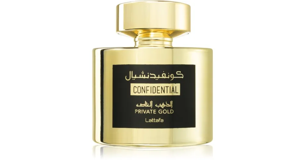 LattafaConfidential Private Gold Eau de Parfum unisex Expressz szállítás