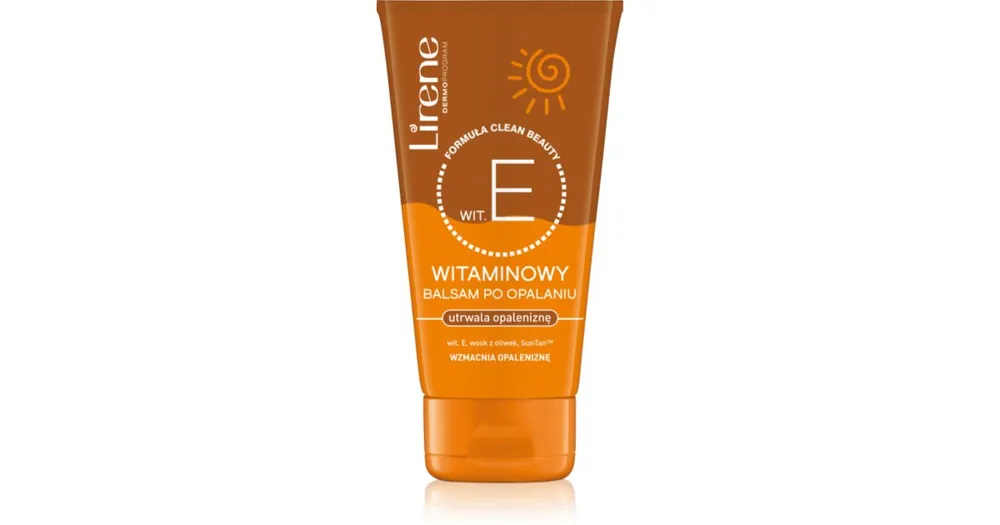 Azonnal elérhető LireneSun care napozás utáni regeneráló balzsam E-vitamin-tartalommal
