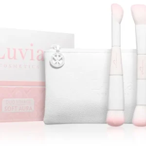 Luvia CosmeticsDuo Voyage Utazó ecsetkészlet táskával Soft Aura Alacsony ár