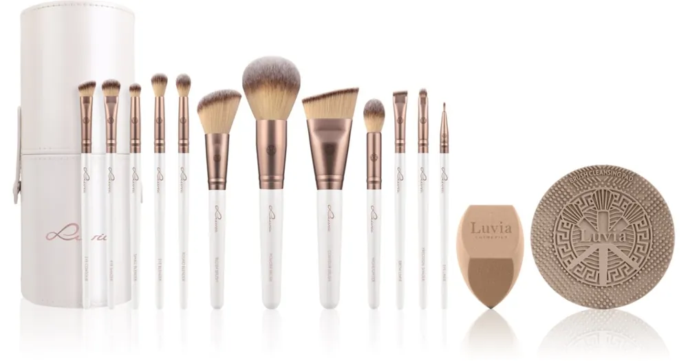 Luvia CosmeticsPrime Vegan Pro ecset szett Szuper akció