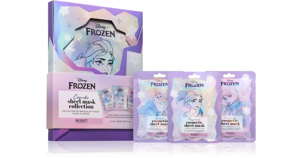 Mad BeautyFrozen fátyolmaszk szett Prémium