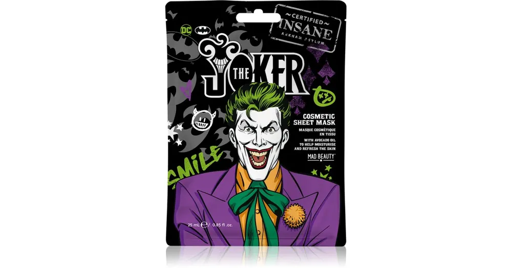 Gyors szállítás Mad BeautyJoker Sheet Mask hidratáló gézmaszk