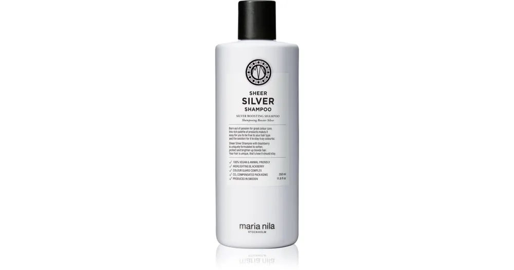 Maria NilaSheer Silver Shampoo sampon a sárga tónusok neutralizálására Csak ma