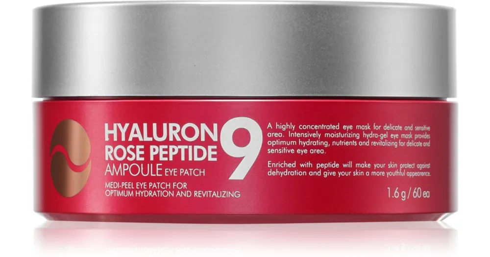 Biztonságos fizetés MEDIPEEL+Hyaluron Rose Peptide 9 szilikon párnácskár a szem alá