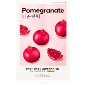 MisshaAiry Fit Pomegranate arcmaszk bőrpuhító és frissítő hatással Gyors szállítás