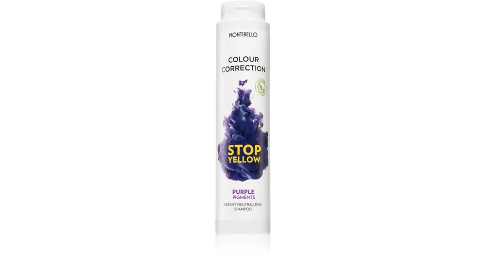 Nézd meg most MontibelloColour Correction Stop Yellow sampon világos és szőke hajra semlegesíti a sárgás tónusokat