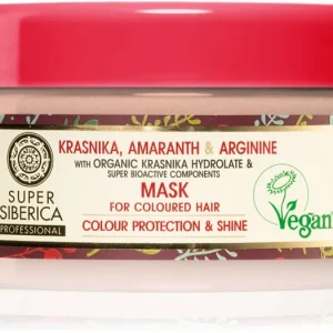 Akciós ár Natura SibericaKrasnika, Amaranth & Arginine ápoló maszk festett hajra