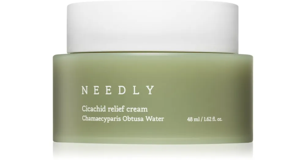 NEEDLYCicachid Relief Cream mélyen helyreállító krém nyugtató hatással Gyors szállítás