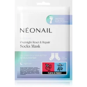 Kiárusítás NEONAILFoot Care Overnight Reset & Repair Socks Mask regeneráló lábmaszk zokniban éjszakára