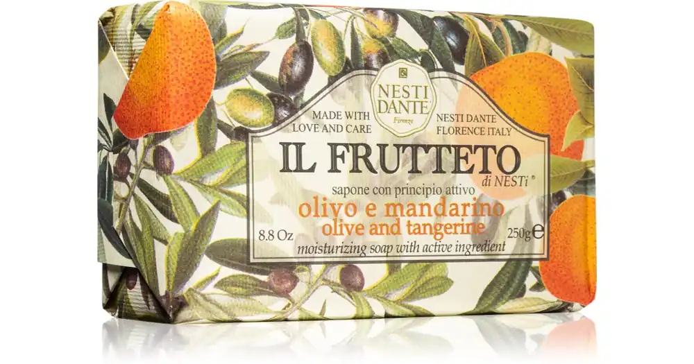 Alacsony ár Nesti DanteIl Frutteto Olive and Tangerine természetes szappan