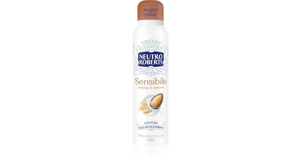 Akciós ár Neutro RobertsAvena e Argan spray dezodor 48 órás hatás