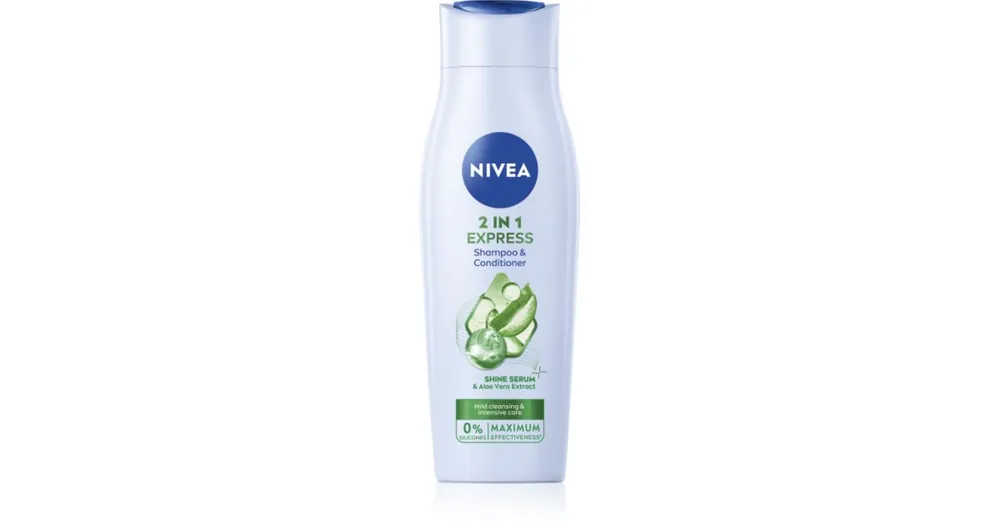Szezonális akció NIVEA2in1 Care Express Protect & Moisture sampon és kondicionáló 2 in1