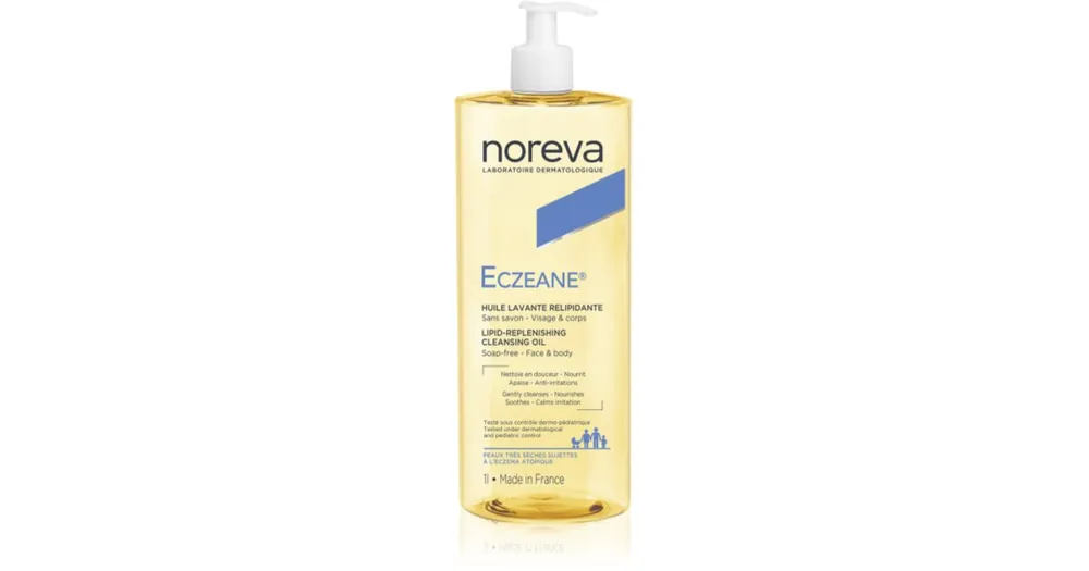 Rendeld meg most NorevaEczeane Lipid-Replenishing Cleansing Oil olajos tisztító gél arcra és testre