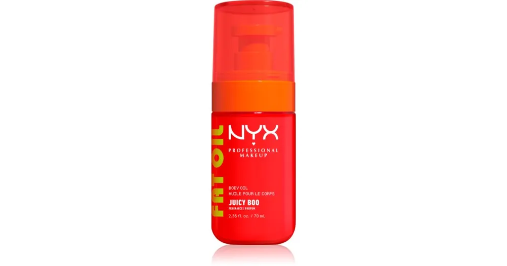 Biztonságos vásárlás NYX Professional MakeupFat Oil Body tápláló testolaj hidratálást és fényt biztosít