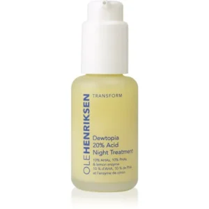 Akciós ár OLEHENRIKSENTransform Dewtopia 20% Acid Night Treatment éjszakai szérum a ráncok és a sötét foltok ellen