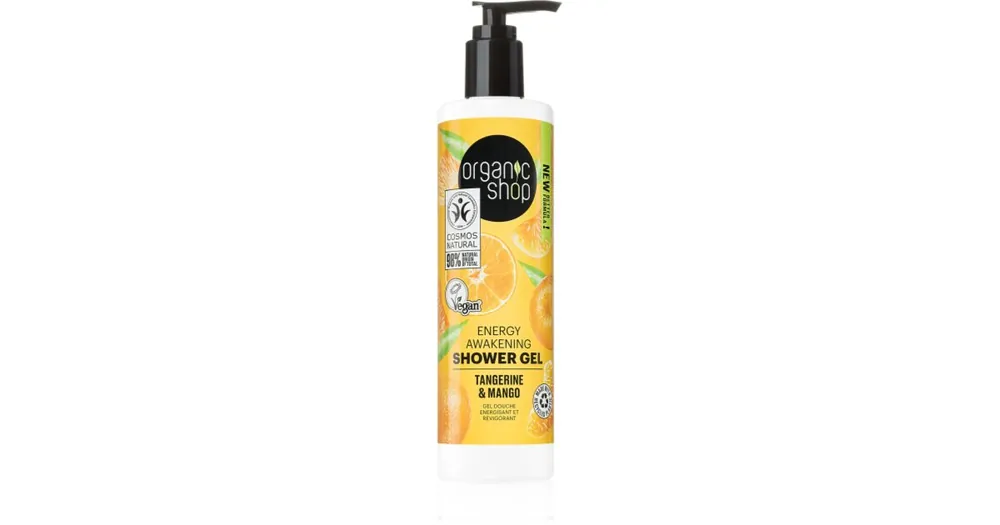 Organic ShopTangerine & Mango energizáló tusfürdő gél Árcsökkenés