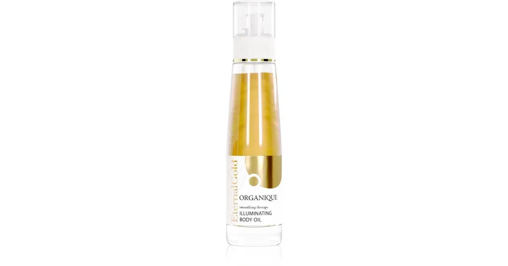 Csak ma OrganiqueEternal Gold Smoothing Therapy száraz testápoló olaj csillámporral