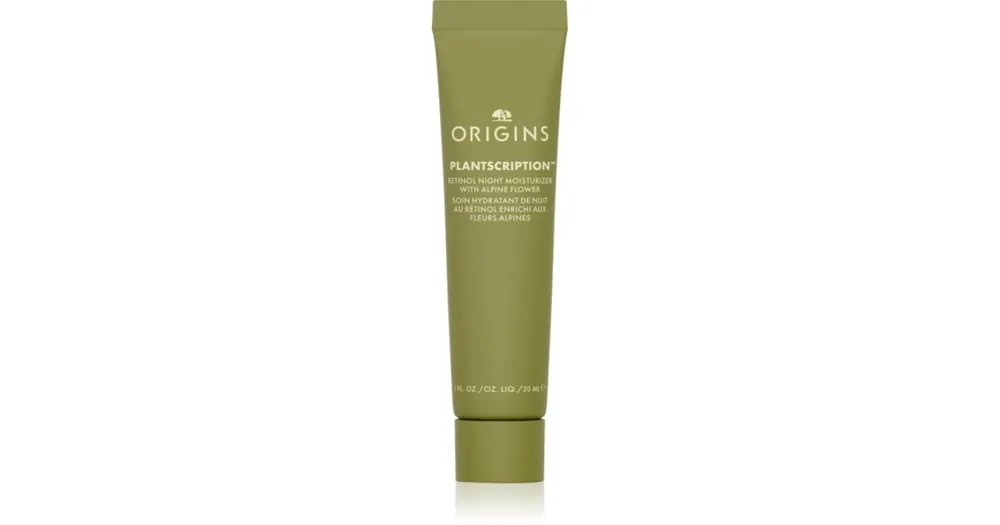 Vásárlói kedvenc OriginsPlantscription™ Retinol Night Moisturizer With Alpine Flower hidratáló éjszakai krém retinollal