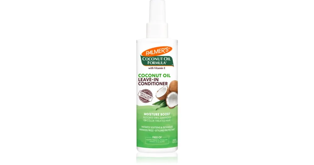 Palmer’sCoconut Oil Formula Moisture Boost öblítést nem igénylő spray kondicionáló száraz, sérült, vegyileg kezelt hajra Szuper akció