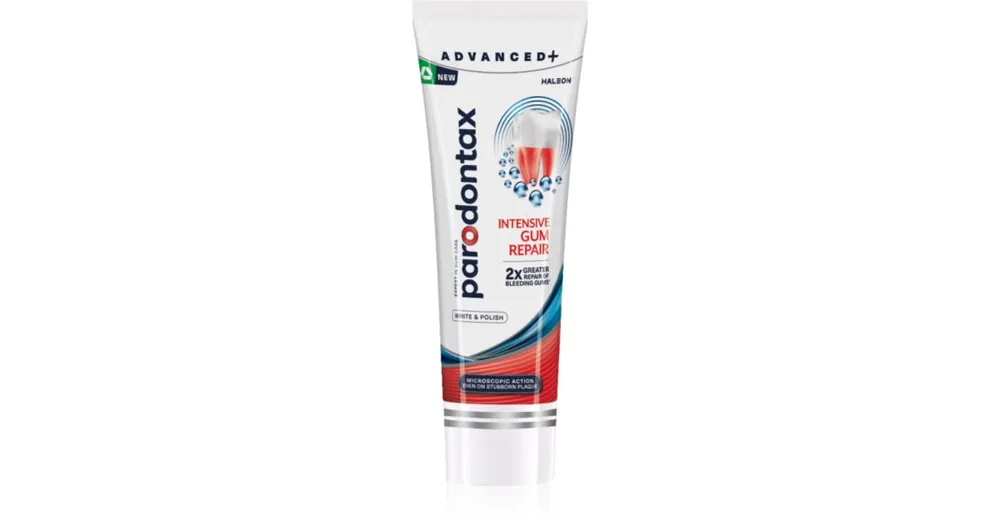ParodontaxIntensive Gum Repair White & Polish fehérítő fogkrém Legkelendőbb