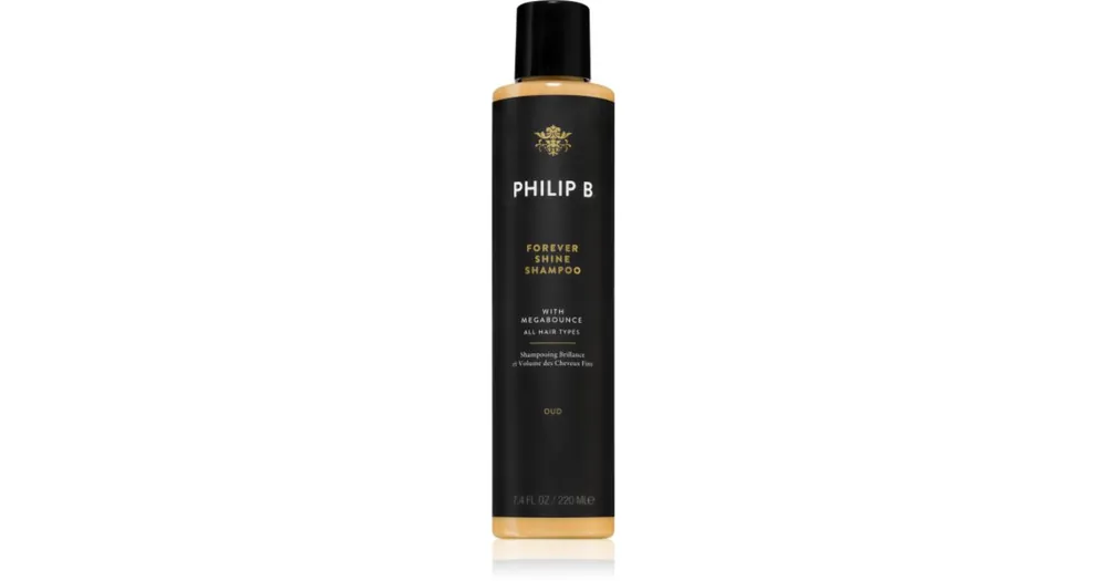 Gyors kiszállítás Philip B.Forever Shine kisimító sampon a fénylő és selymes hajért