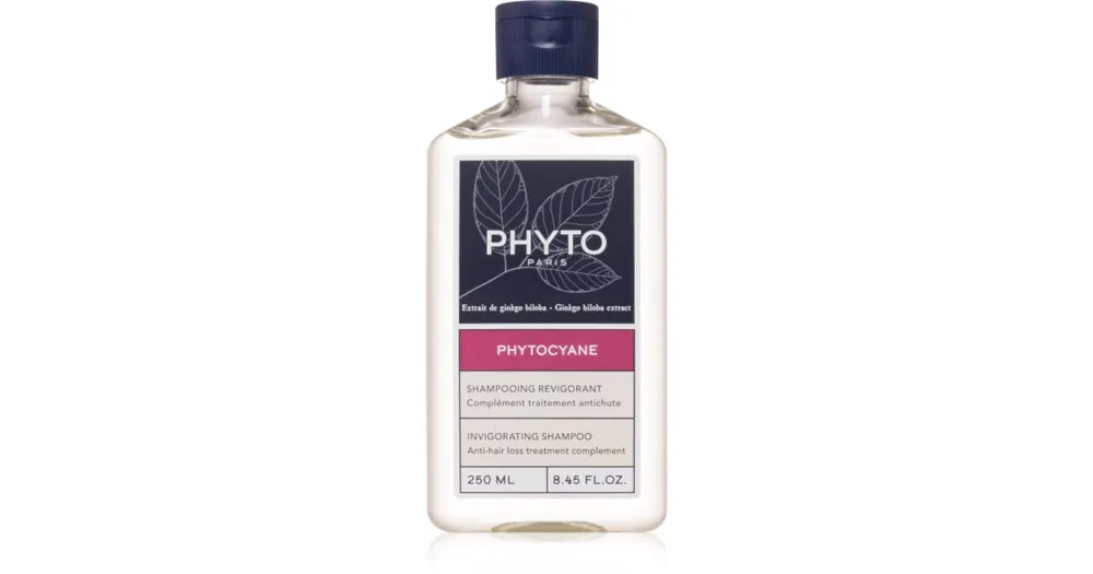 PhytoPhytocyane Invigorating Shampoo aktiváló sampon hajhullás ellen Olcsó