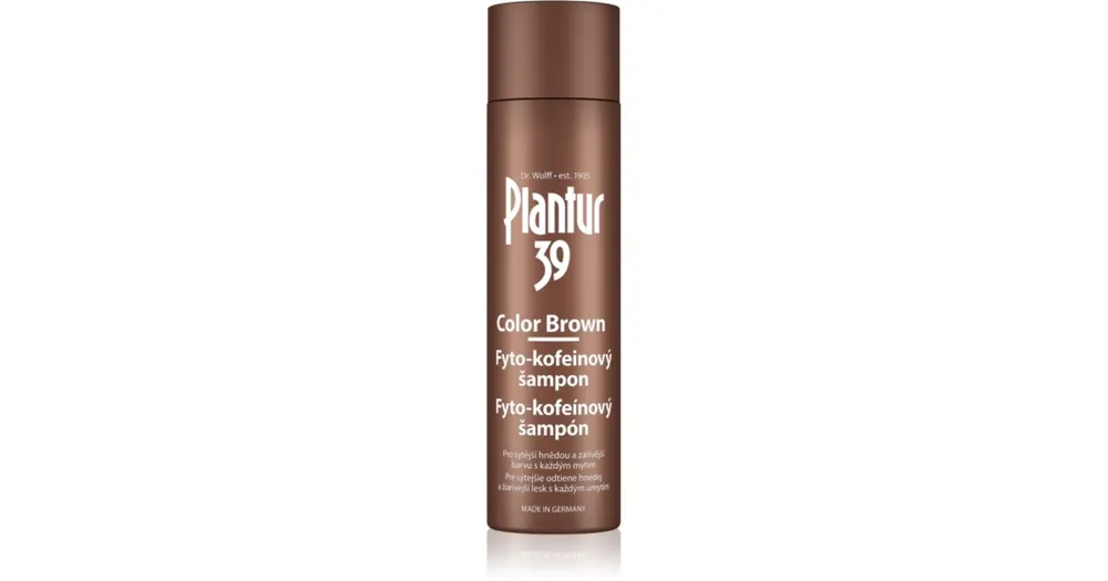 Utolsó esély Plantur39 Color Brown sampon koffein kivonattal a barna árnyalatú hajra