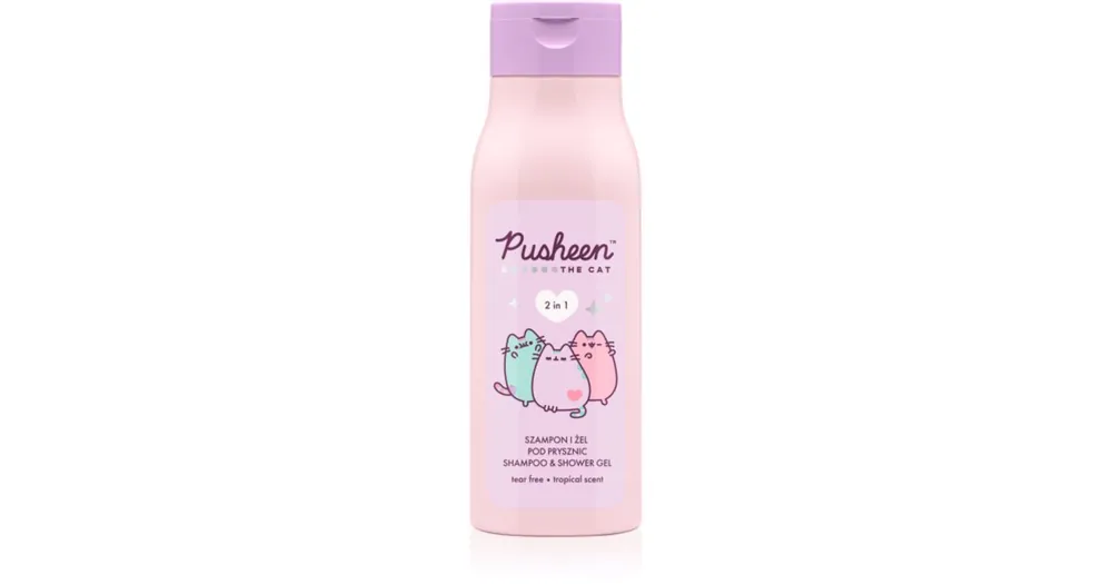 Pusheen2 in 1 sampon és tusfürdő gél 2 in 1 Akció