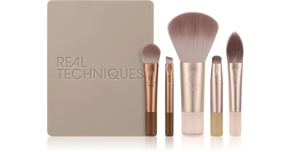 Real TechniquesNew Nudes On The Glow Mini Brush Kit ecset szett utazásra Biztonságos fizetés