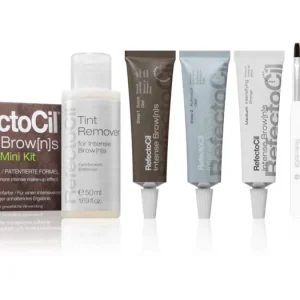 Outlet RefectoCilIntense Brow[n]s Essentials Mini Kit szemöldökformázó szett szemöldökre