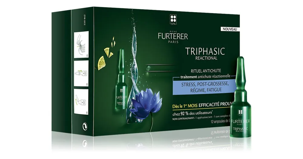 René FurtererTriphasic Reactional hajhullás elleni teljeskörű ápolás Outlet