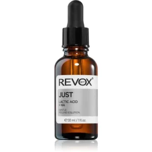 Expressz szállítás Revox B77JUST Lactic Acid + HA feszesítő hámlasztó szérum az arcra és a nyakra