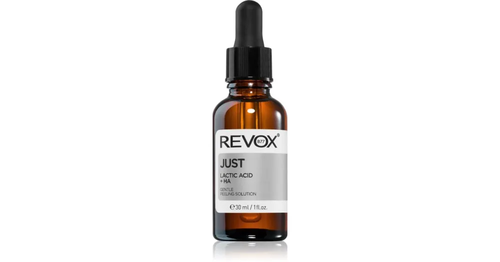 Expressz szállítás Revox B77JUST Lactic Acid + HA feszesítő hámlasztó szérum az arcra és a nyakra