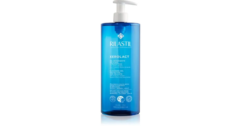 RilastilXerolact Cleansing Gel lágy tisztító gél Száraz, nagyon száraz bőrre Vedd meg most