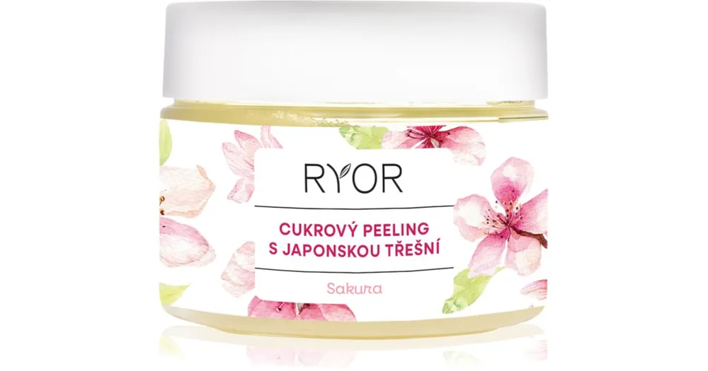 RYORSakura cukor peeling a bőr táplálására és a gyengéd tisztítására Kihagyhatatlan ajánlat